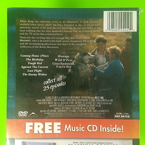 White Fang DVDs and Bonus CD, Factory Sealed box set - Picture 2 of 8